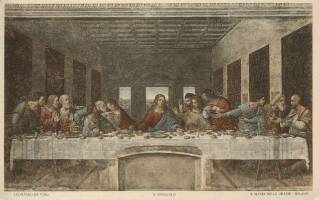 Anonimo — Leonardo da Vinci. Il cenacolo. S. Maria delle Grazie - Milano — insieme